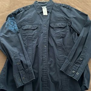 Men’s Long Sleeve Button Down Express Shirt